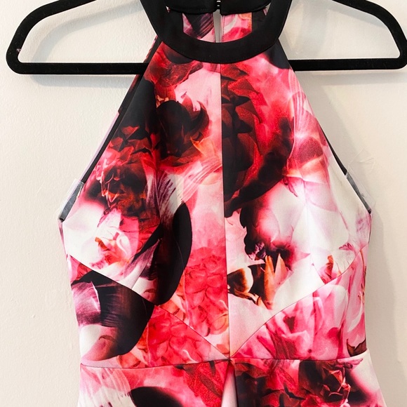 Keepsake Adore You Hot Pink Floral Print Dress S - Picture 3 of 10